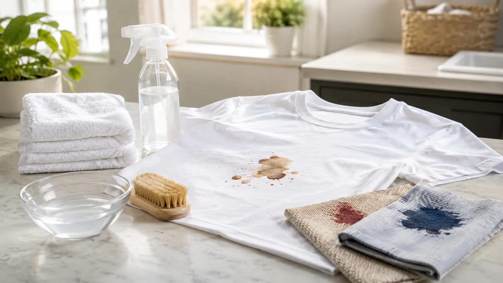 vlekken verwijderen uit kleding