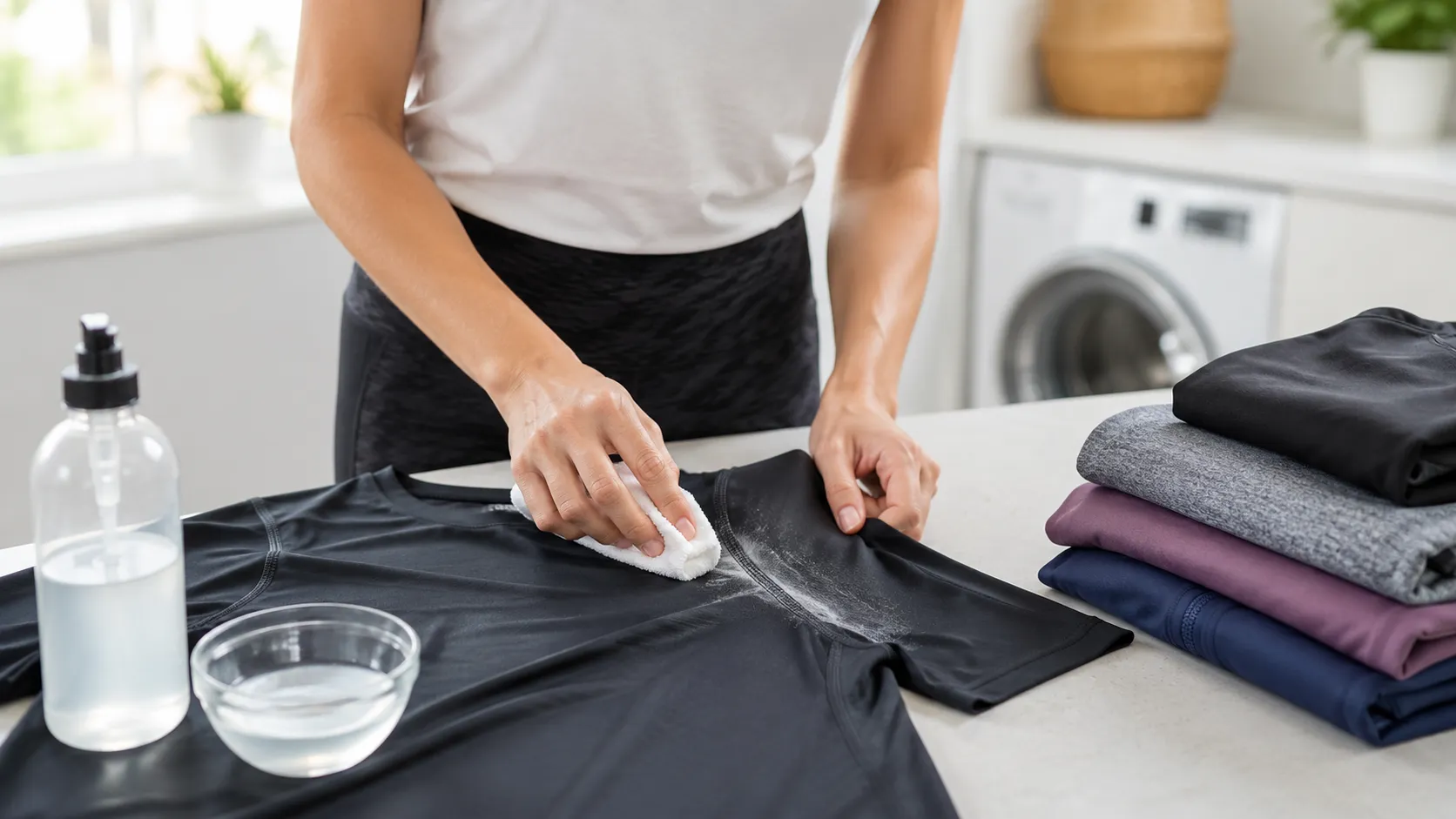 deodorantvlekken sportkleding