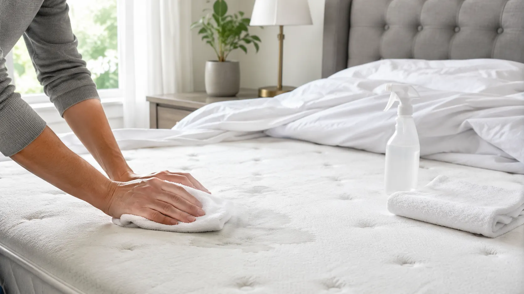 urinegeur matras verwijderen