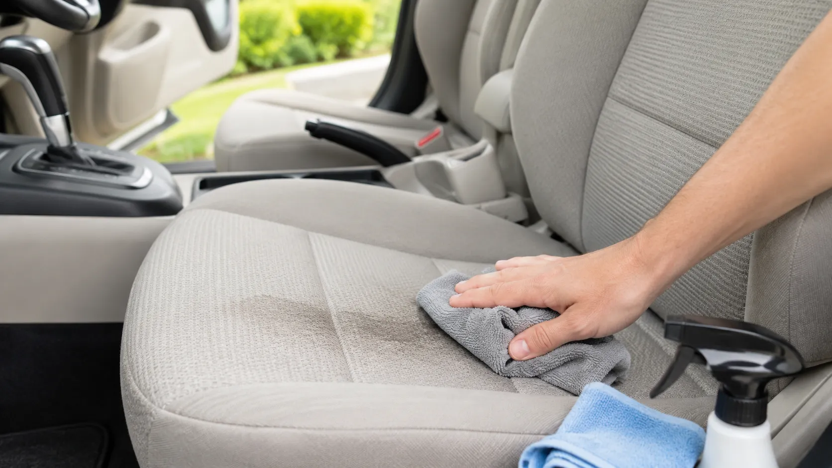 vlekken verwijderen autostoelen